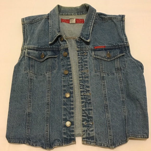 Speed Control Other - Denim Sleeveless Vest